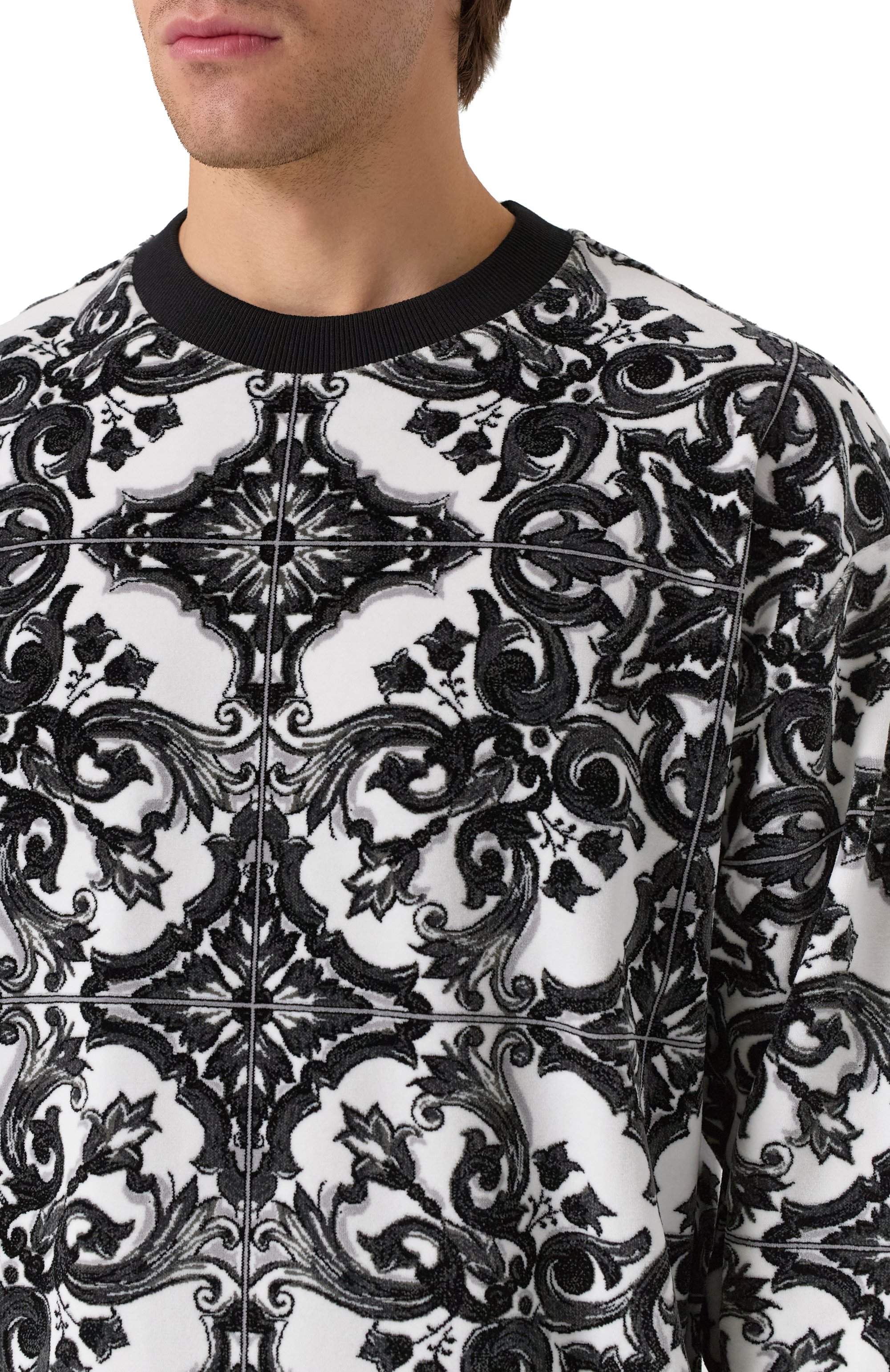 Хлопковый свитшот DOLCE & GABBANA, арт. G9AHST/HJMP9, фото 5