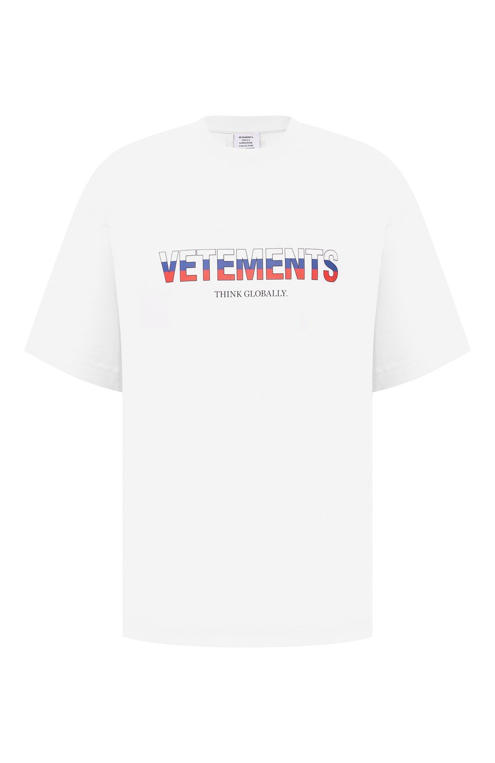 Хлопковая футболка VETEMENTS, арт. UA52TR290R 1611/M, фото 1