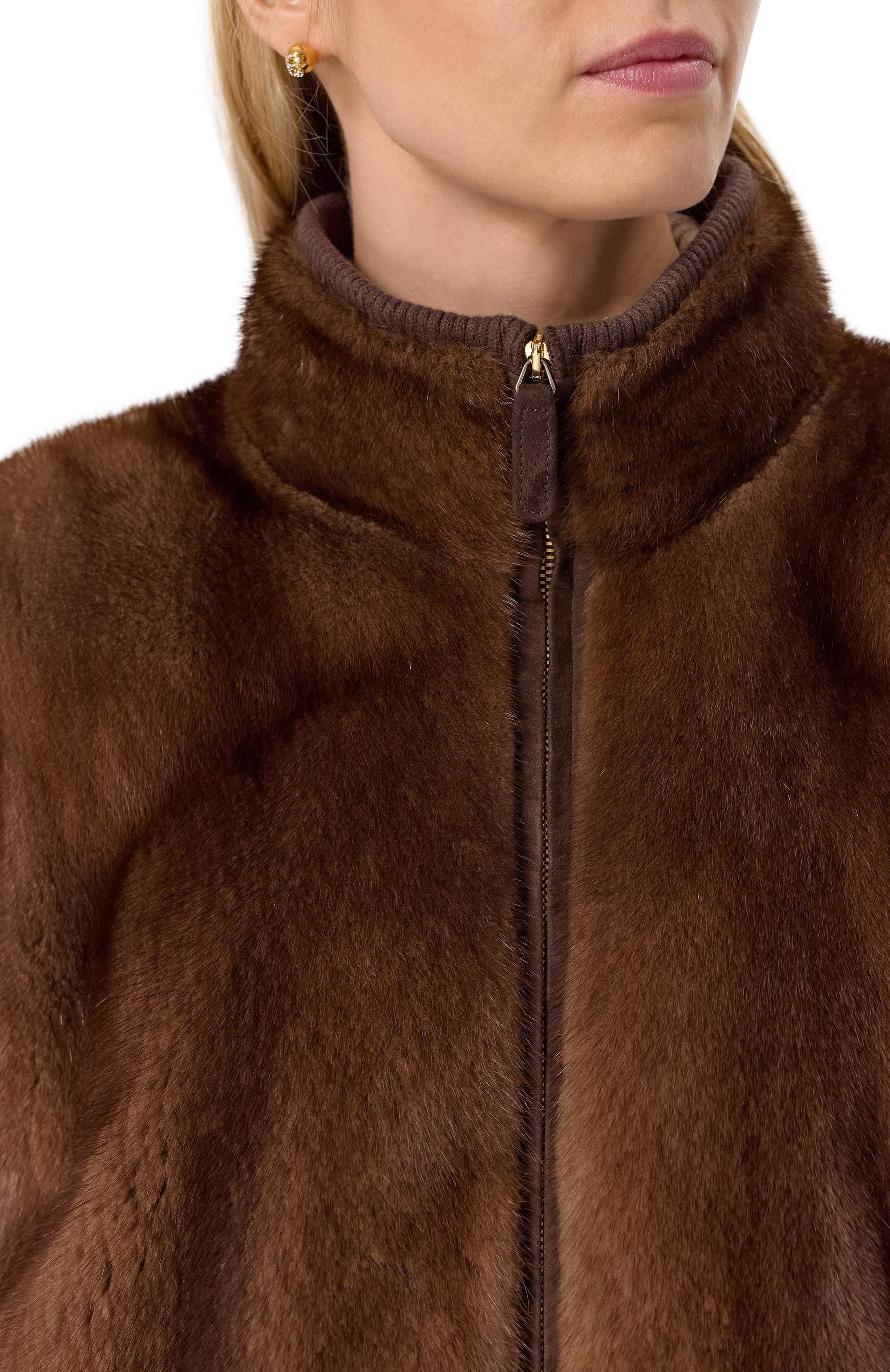 Шуба из норки MVST, арт. FTRBCK-Y406V/F1150, фото 5