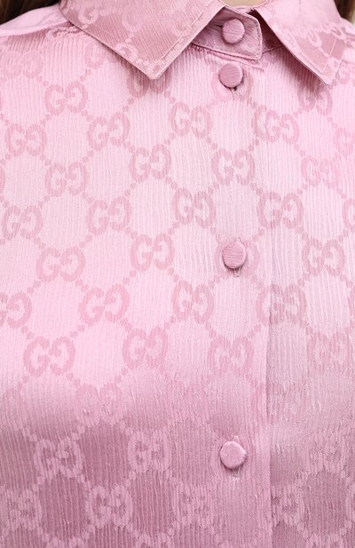 Шелковая рубашка GUCCI, арт. 627773/ZAEJF, фото 5