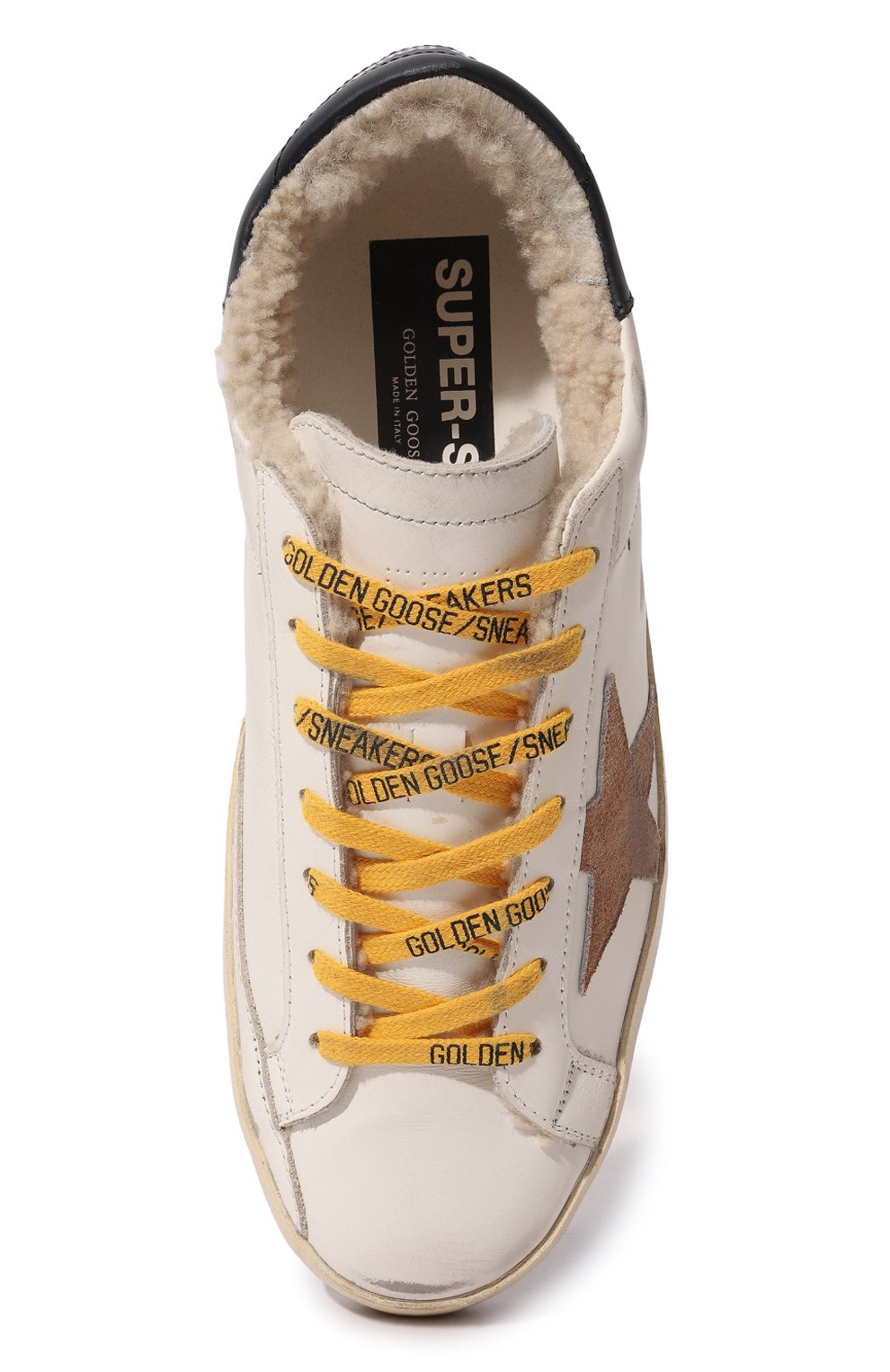 Кожаные кеды superstar GOLDEN GOOSE DELUXE BRAND, арт. GMF00101/F0025521090, фото 6