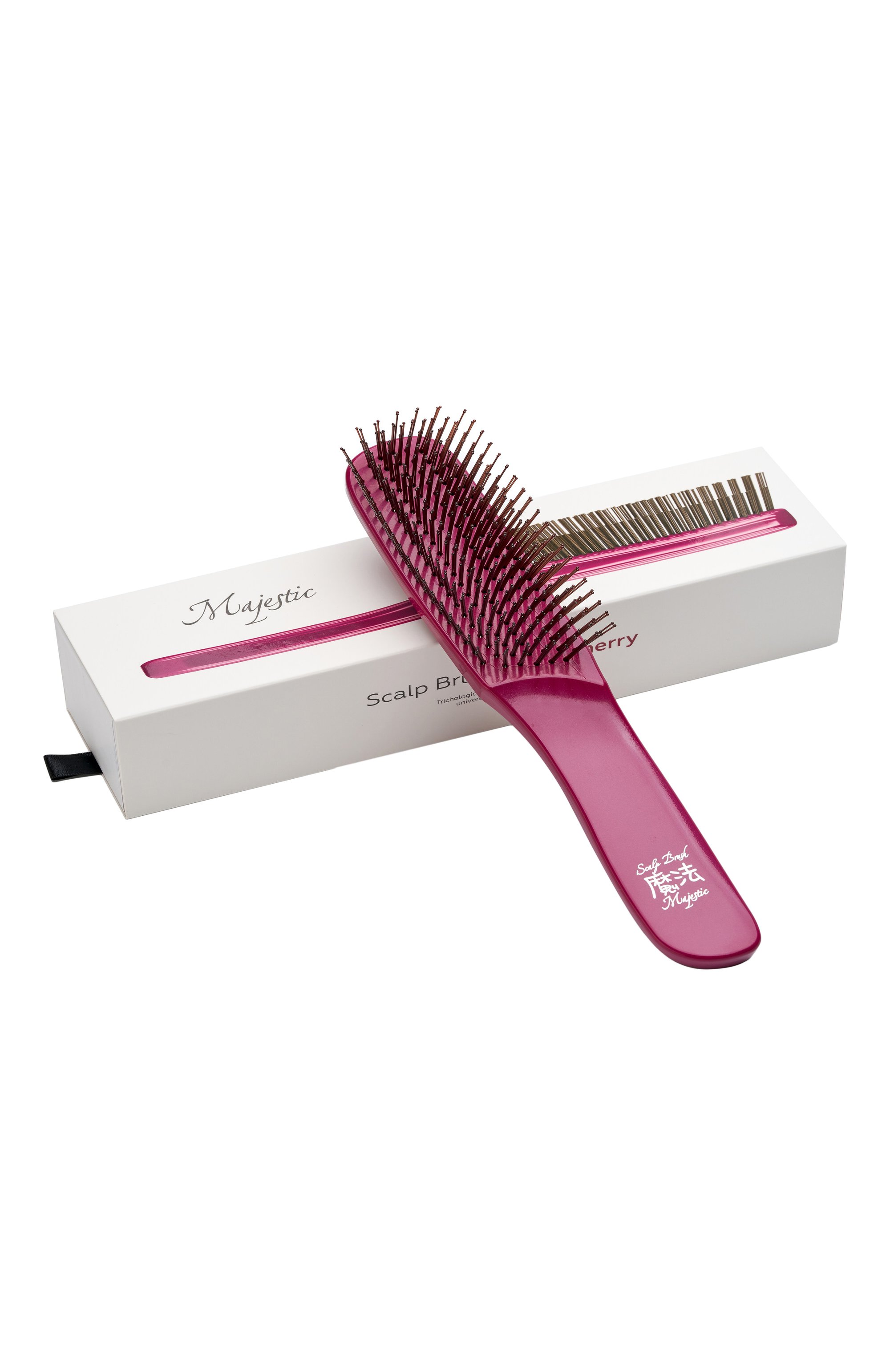 Расческа scalp brush 568 зубцов, оттенок дикая вишня MAJESTIC цвета по цене 23700 руб., арт. 4673748653003, фото 2 Расческа scalp brush 568 зубцов, оттенок дикая вишня MAJESTIC, арт. 4673748653003, фото 2
