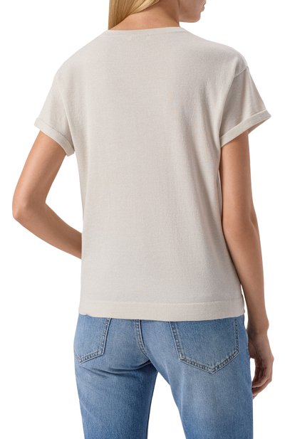 Пуловер из кашемира и шелка BRUNELLO CUCINELLI, арт. M41810000P, фото 4