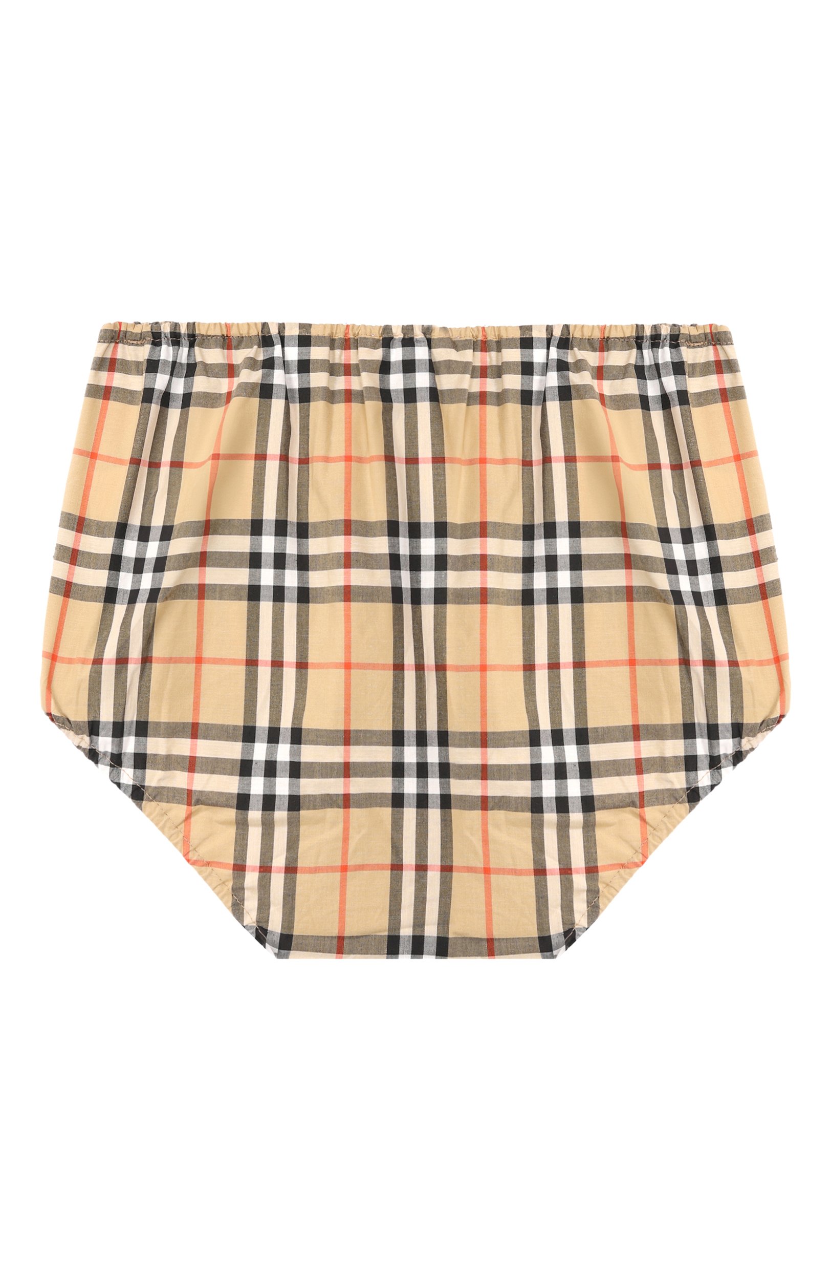 Комплект из платья и шорт BURBERRY бежевого цвета по цене 43350 руб., арт. 8126411, фото 5 Комплект из платья и шорт BURBERRY, арт. 8126411, фото 5