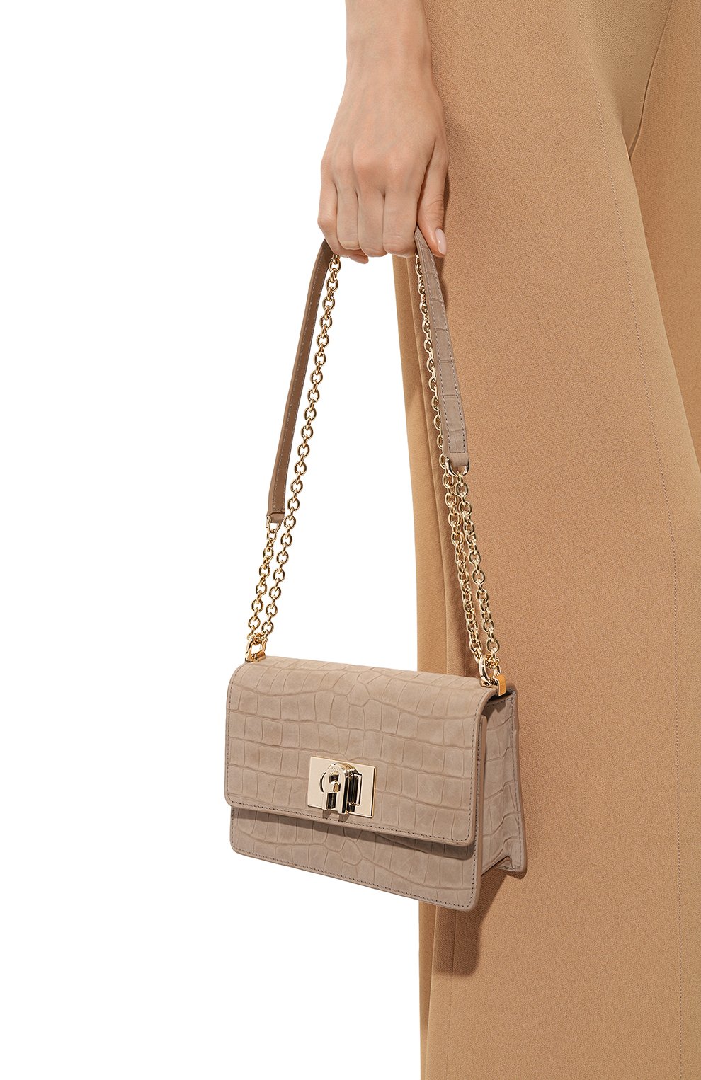 Сумка furla 1927 FURLA темно-бежевого цвета по цене 46000 руб., арт. BAFKACO/BX1845, фото 2 Сумка furla 1927 FURLA, арт. BAFKACO/BX1845, фото 2