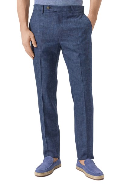 Брюки из шерсти и шелка BERWICH, арт. VULCAN023/LP184U, фото 3