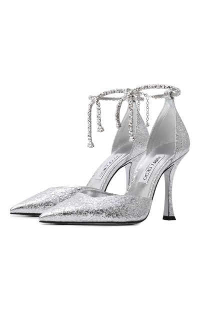Женские текстильные туфли stevie 100 JIMMY CHOO, арт. STEVIE 100/HTJ