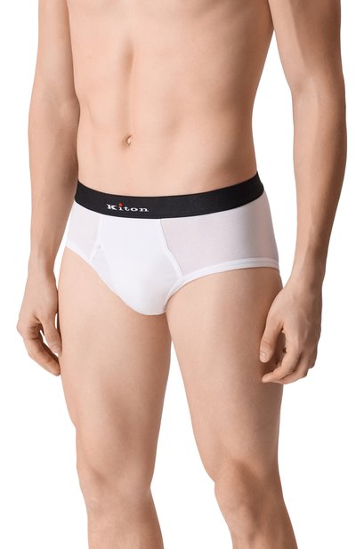 Мужские хлопковые брифы KITON, арт. UNWBX15K0727H01