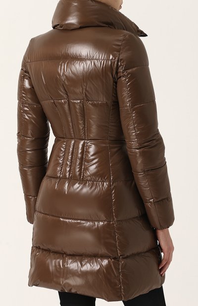 Приталенный стеганый пуховик с воротником-стойкой MONCLER, арт. C2-093-49964-05-68950, фото 4