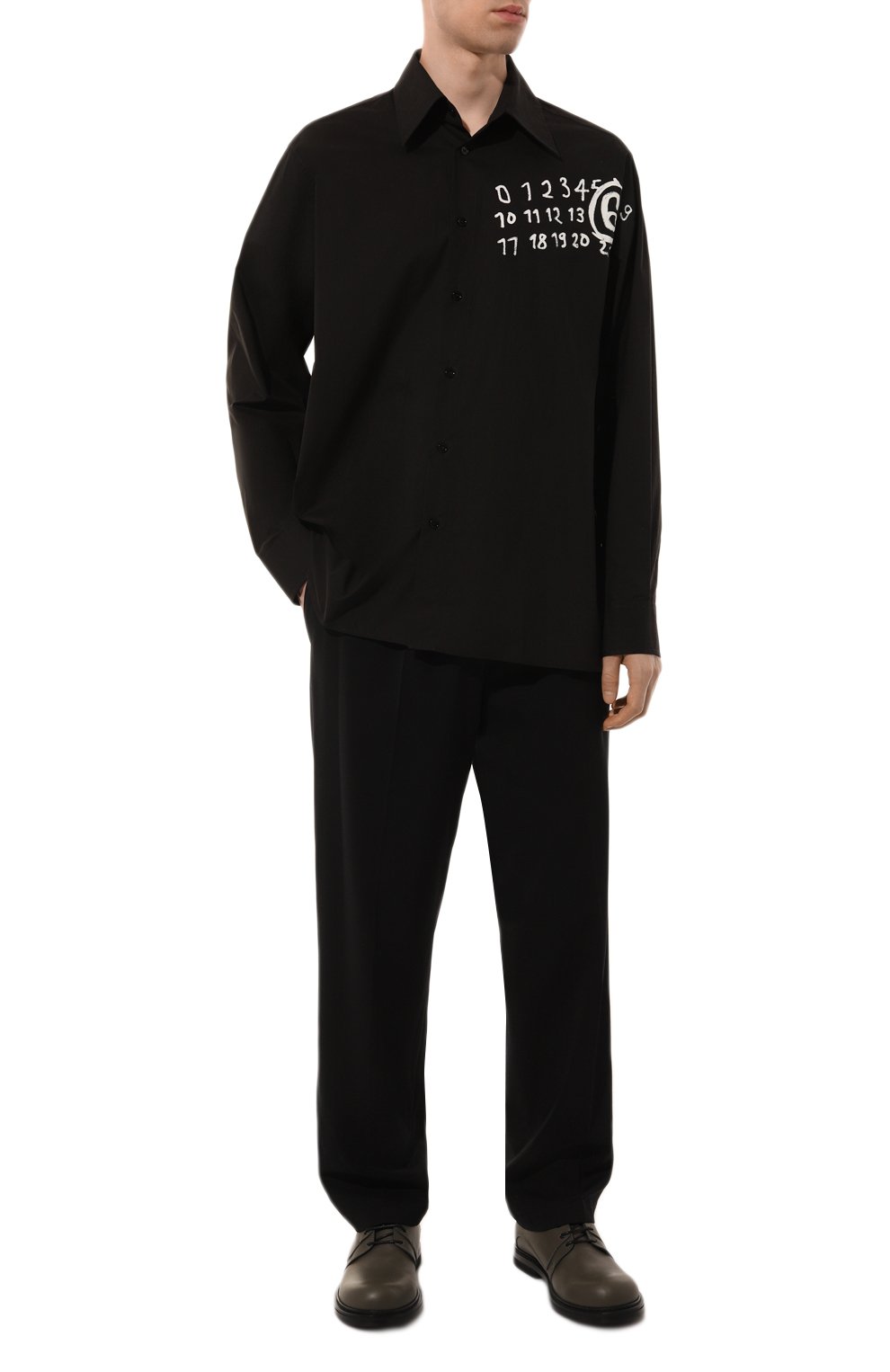 Хлопковая рубашка MM6, арт. SH2DT0010/S47294, фото 2