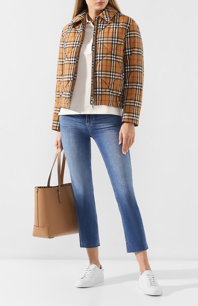 Стеганая куртка на молнии с отложным воротником BURBERRY, арт. 8002677, фото 2