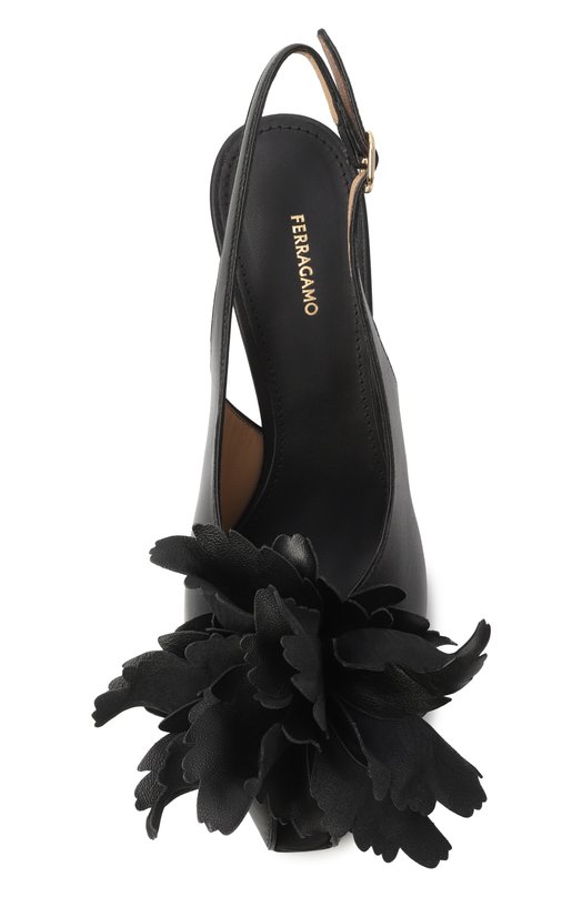 Кожаные туфли Ferragamo 01K840/787617 Чёрный  01K840/787617 Фото 6