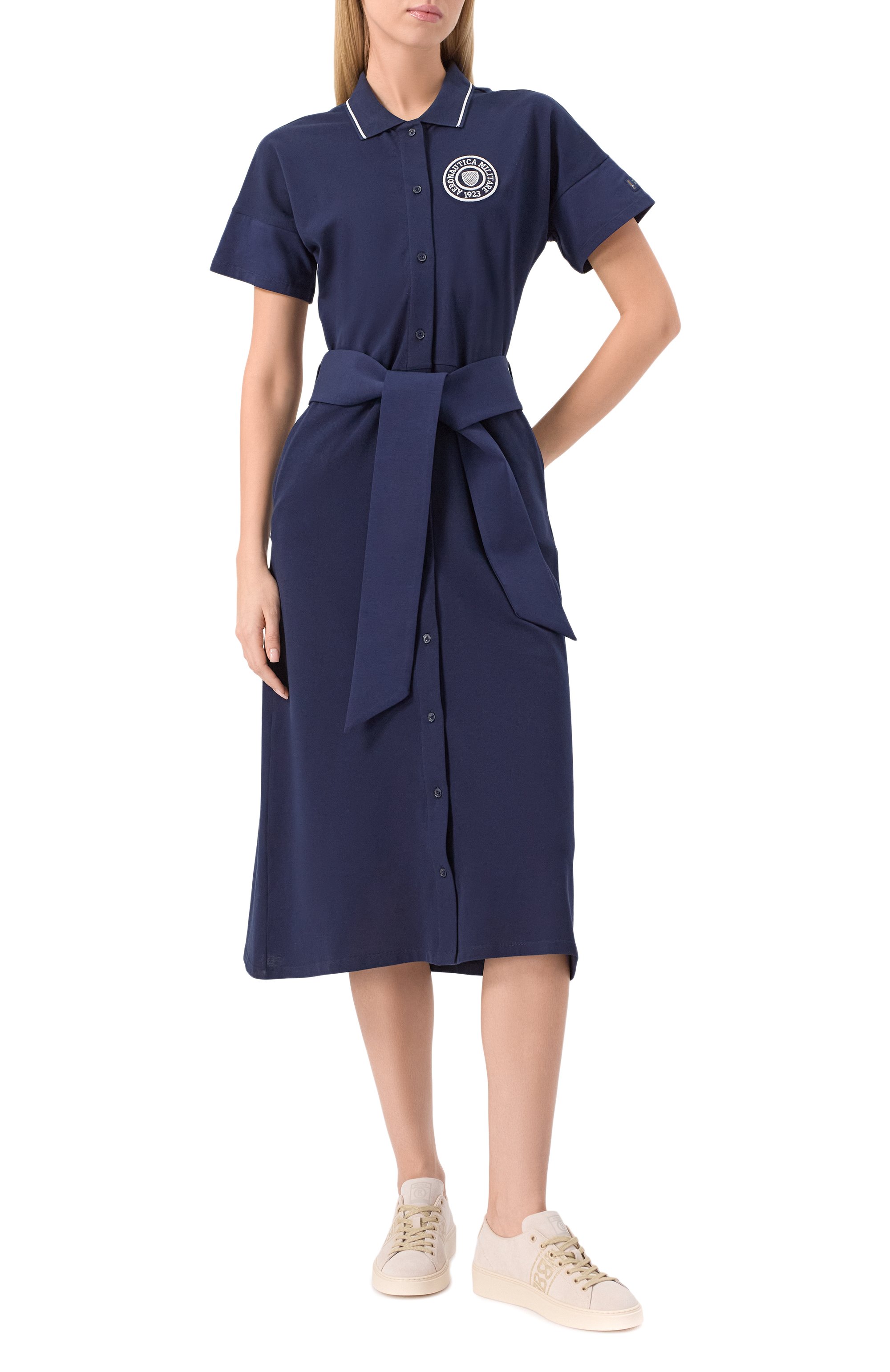 Хлопковое платье AERONAUTICA MILITARE, арт. VF638DP343, фото 2