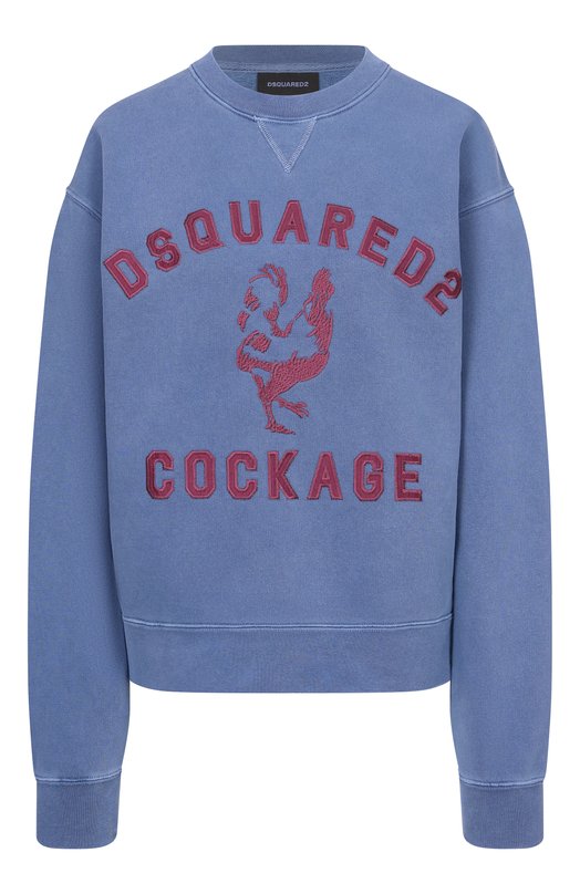 Хлопковый свитшот Dsquared2 S75GU0629/D25030 Синий S75GU0629/D25030