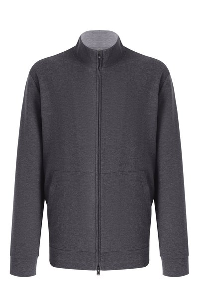 Мужской хлопковая толстовка CANALI, арт. T0854UB/MJ02137