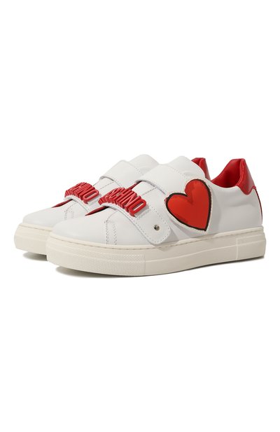 Кожаные кеды MOSCHINO, арт. 77459/36-41