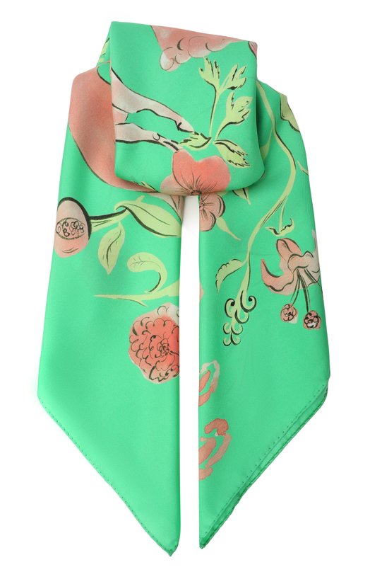 Шелковый платок Petitjean Paris 12С22 Зелёный 12С22