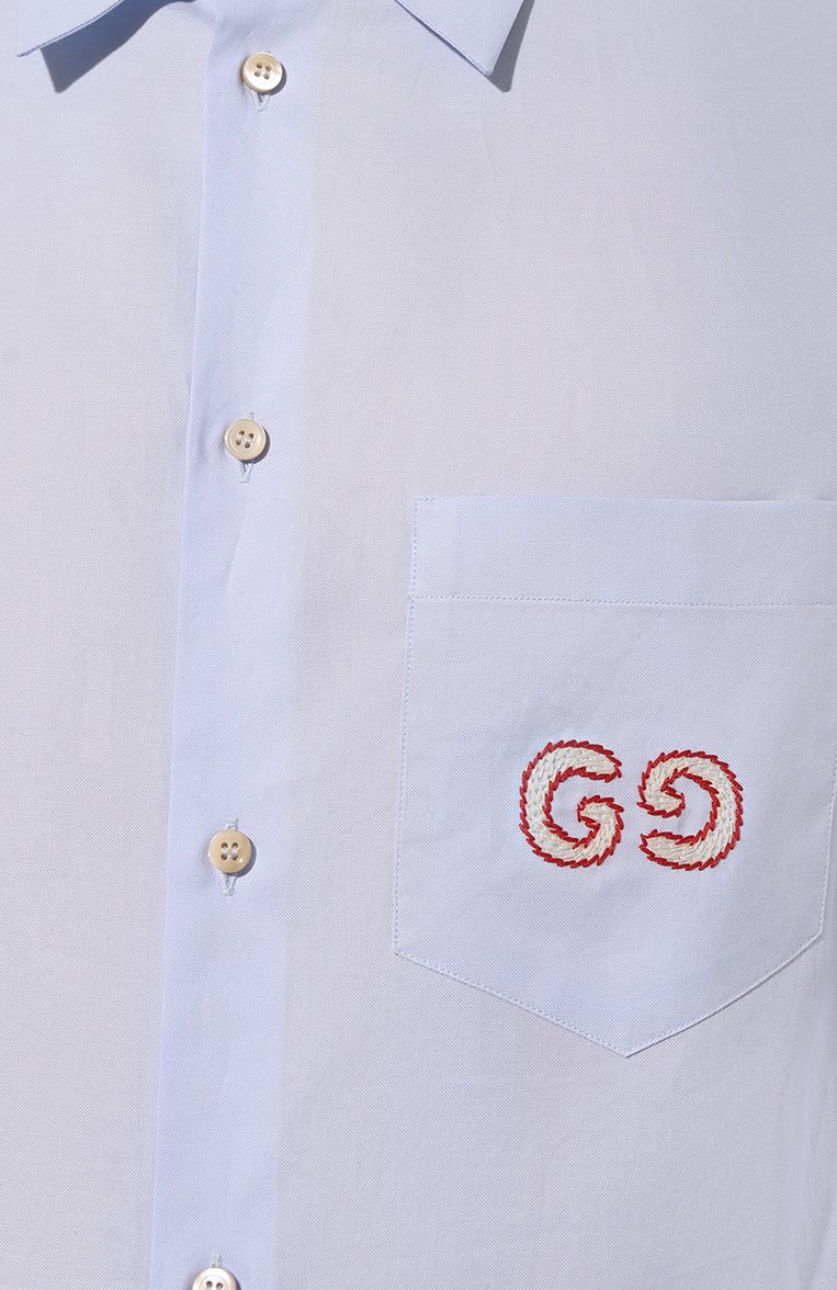 Хлопковая рубашка GUCCI, арт. 574518 ZABY4, фото 1