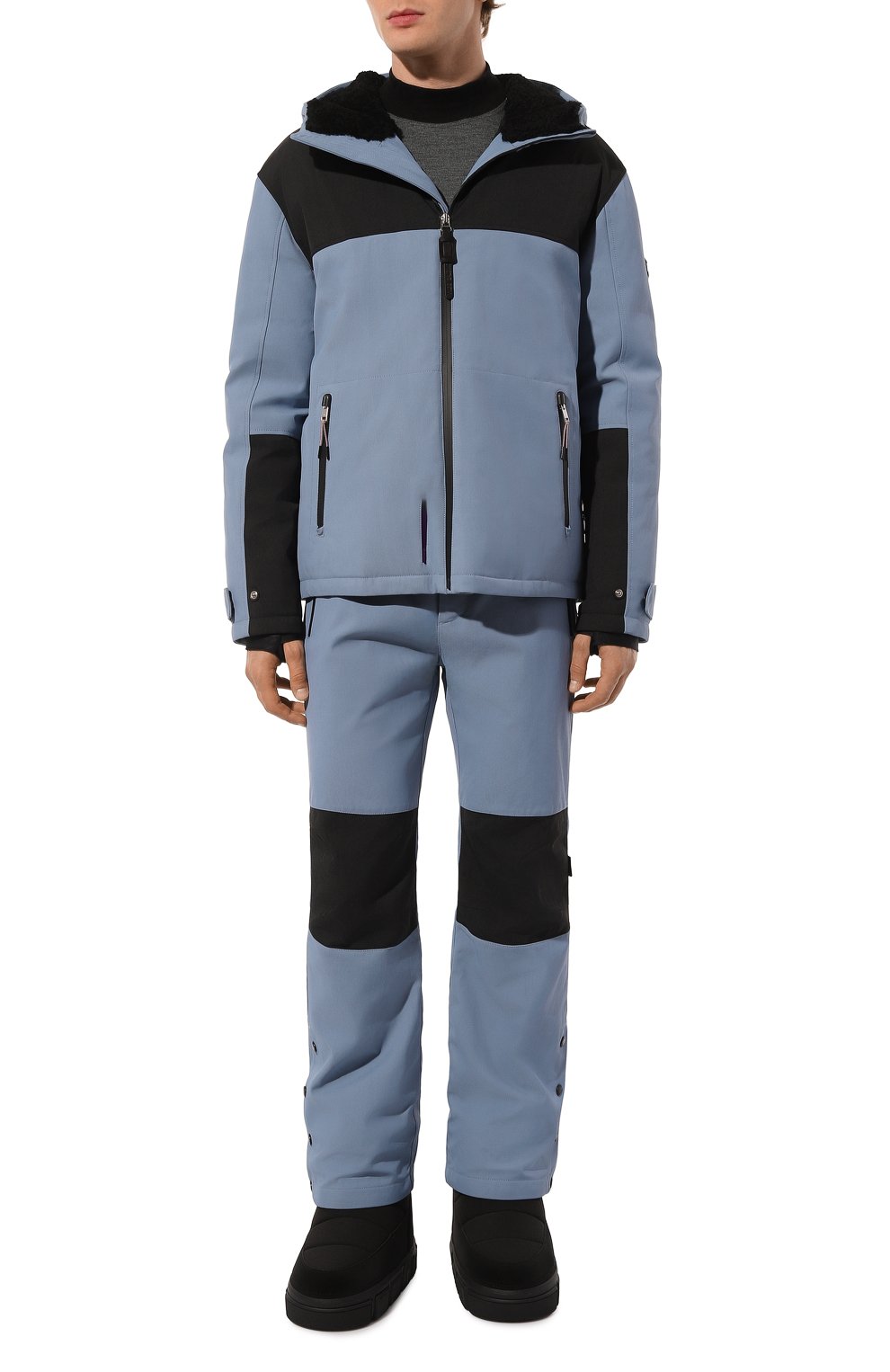 Брюки YVES SALOMON голубого цвета по цене 66100 руб., арт. 25WIP008XXK13W, фото 2 Брюки YVES SALOMON, арт. 25WIP008XXK13W, фото 2