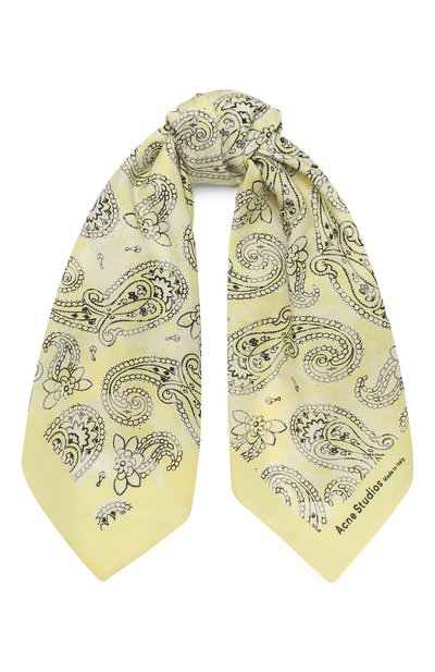 Платок из смеси хлопка и шелка ACNE STUDIOS, арт. CA0042/W, фото 1