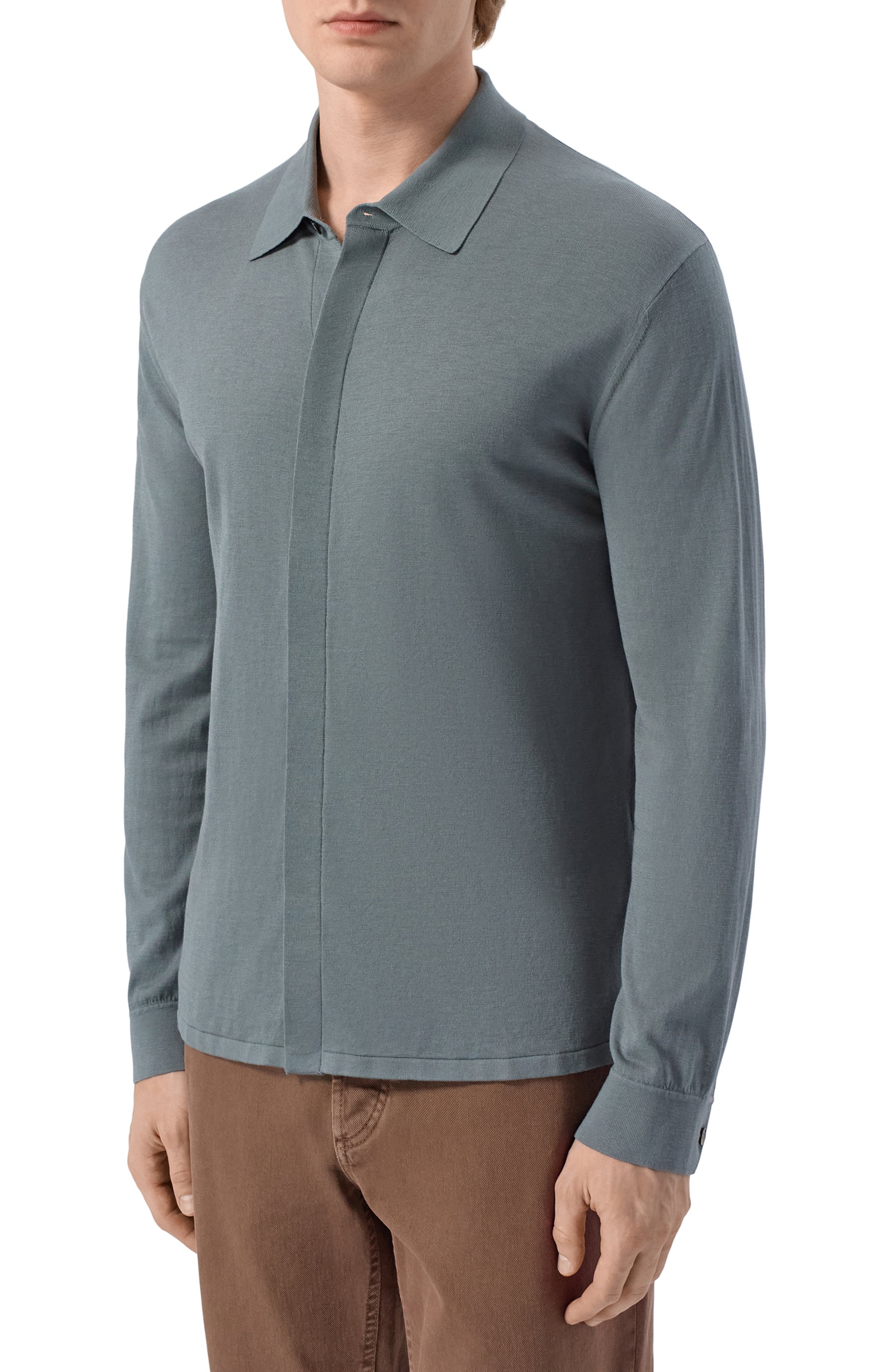 Рубашка из шелка и хлопка 12 STOREEZ, арт. 136302, фото 3