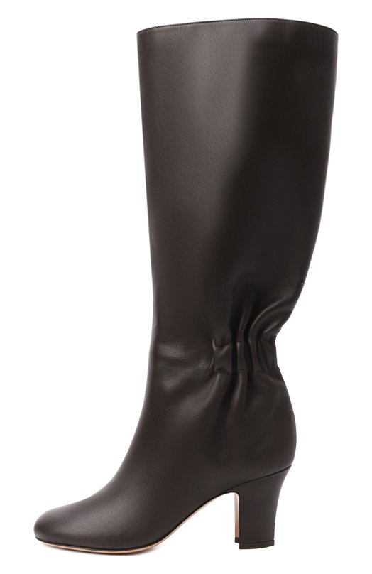 Кожаные сапоги Jannette 70 Ferragamo 01K643/786 Коричневый  01K643/786 Фото 4