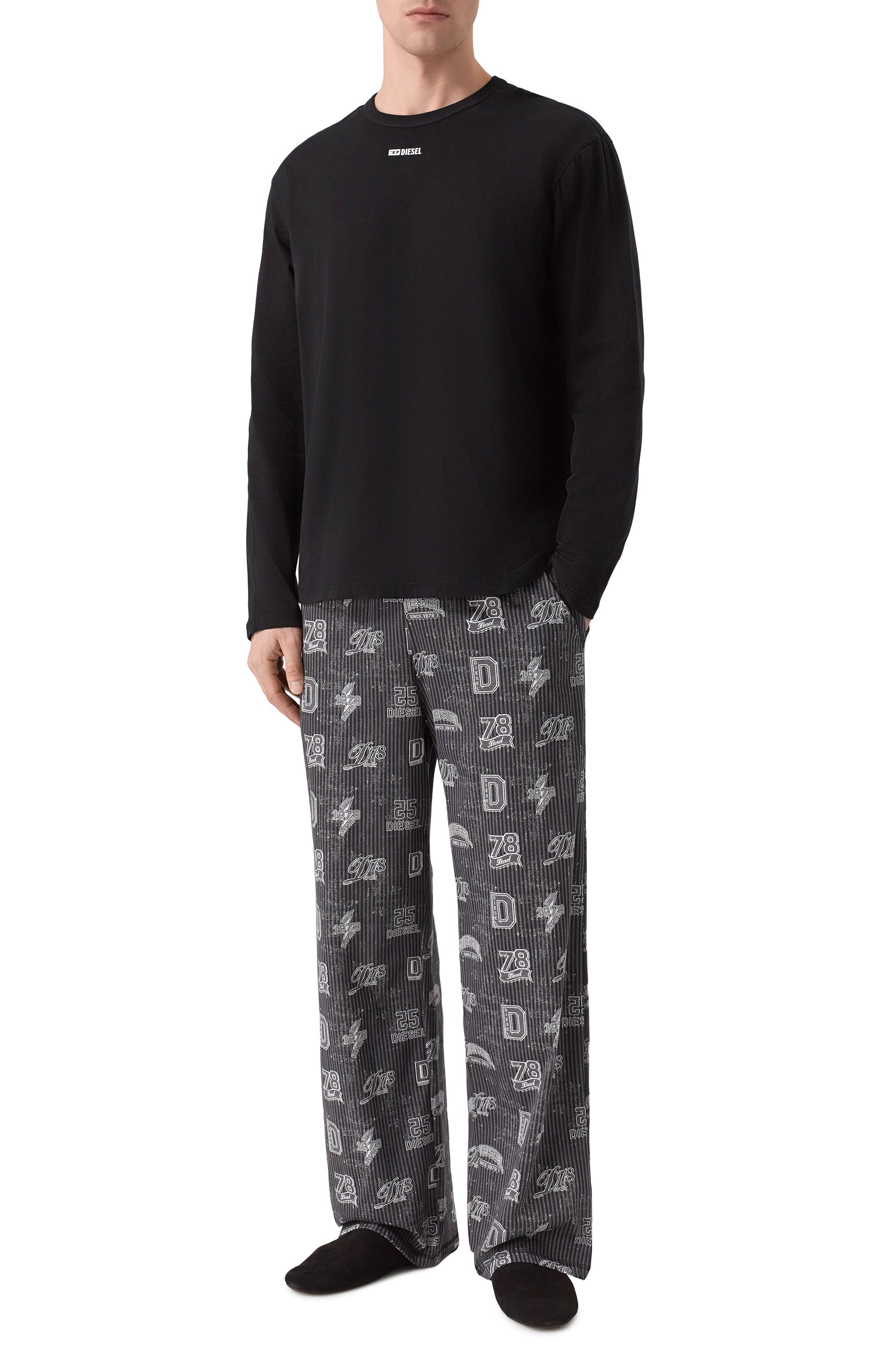 Хлопковая пижама DIESEL, арт. A21402/0LKDL, фото 2