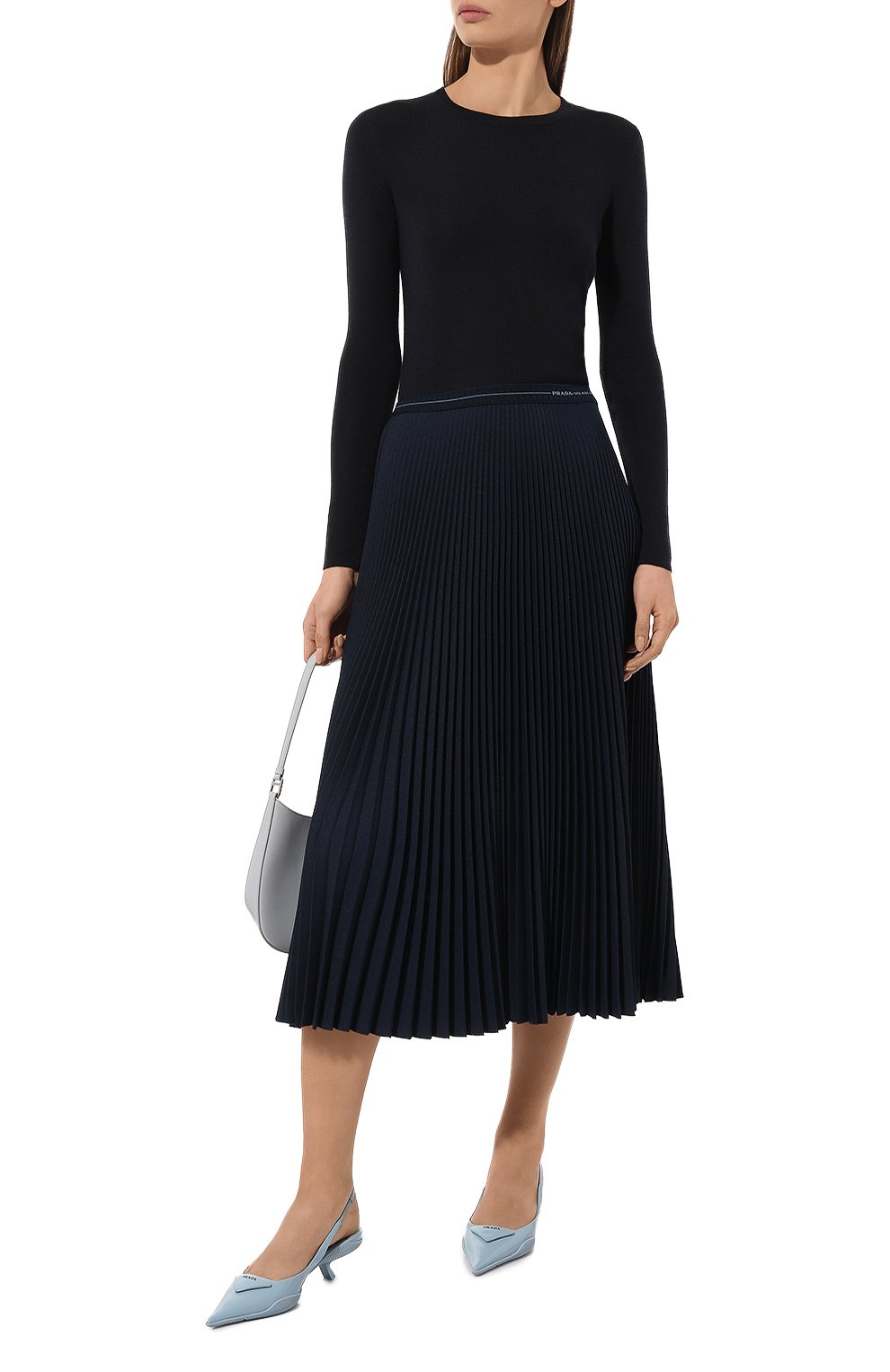 Пуловер из кашемира и шелка PRADA, арт. P24I34-40J-F0008-131, фото 2