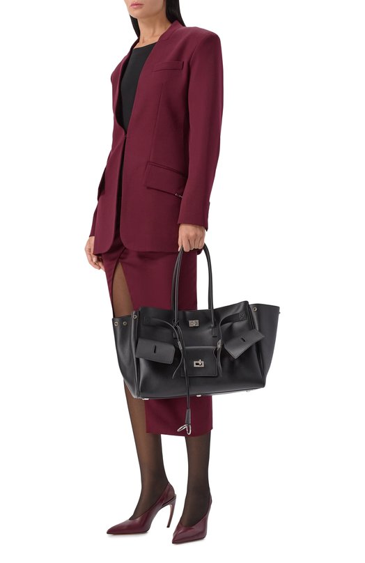 Сумка-тоут Bel Air medium Balenciaga 835670/2ABAW Чёрный  835670/2ABAW Фото 7
