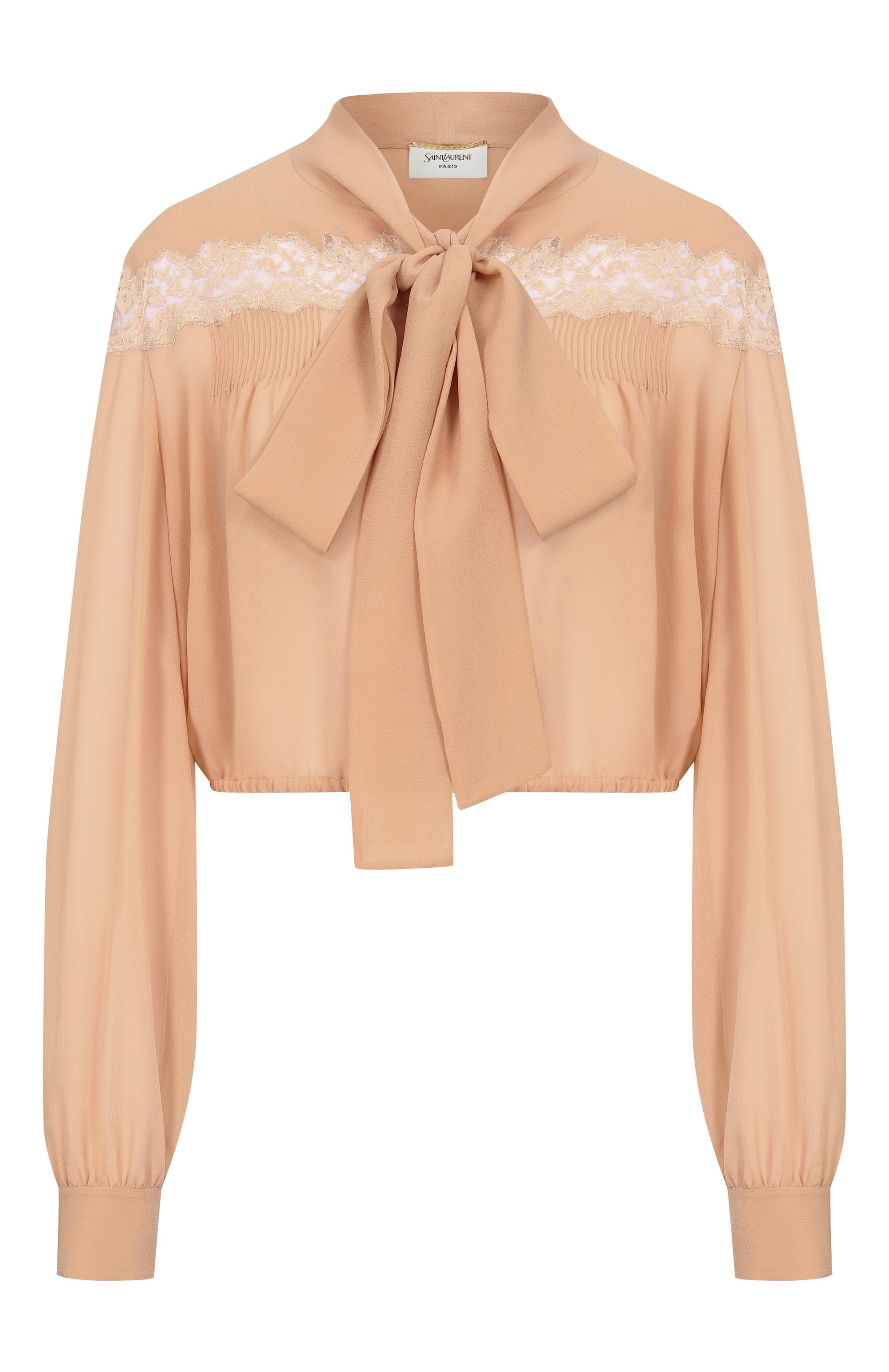 Шелковая блузка SAINT LAURENT, арт. 853054/Y059R, фото 1