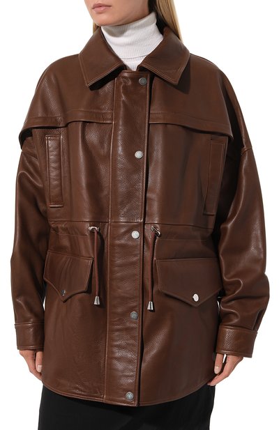 Кожаная куртка LESYANEBO, арт. SS23/LEATHERJ002, фото 3