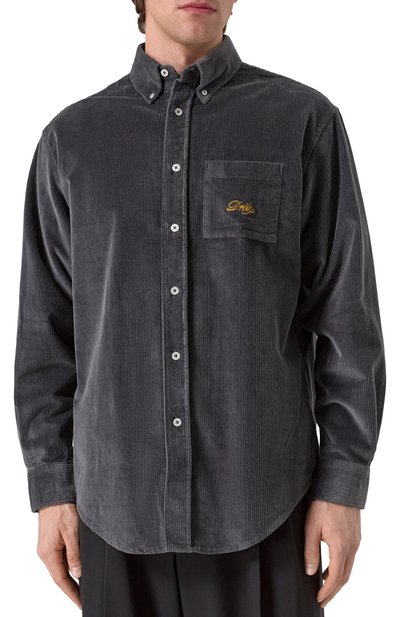 Вельветовая рубашка DROLE DE MONSIEUR, арт. E-SH172-C0156-DGR, фото 3