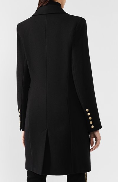 Двубортное пальто из смеси шерсти и кашемира BALMAIN, арт. 142400/W006, фото 4
