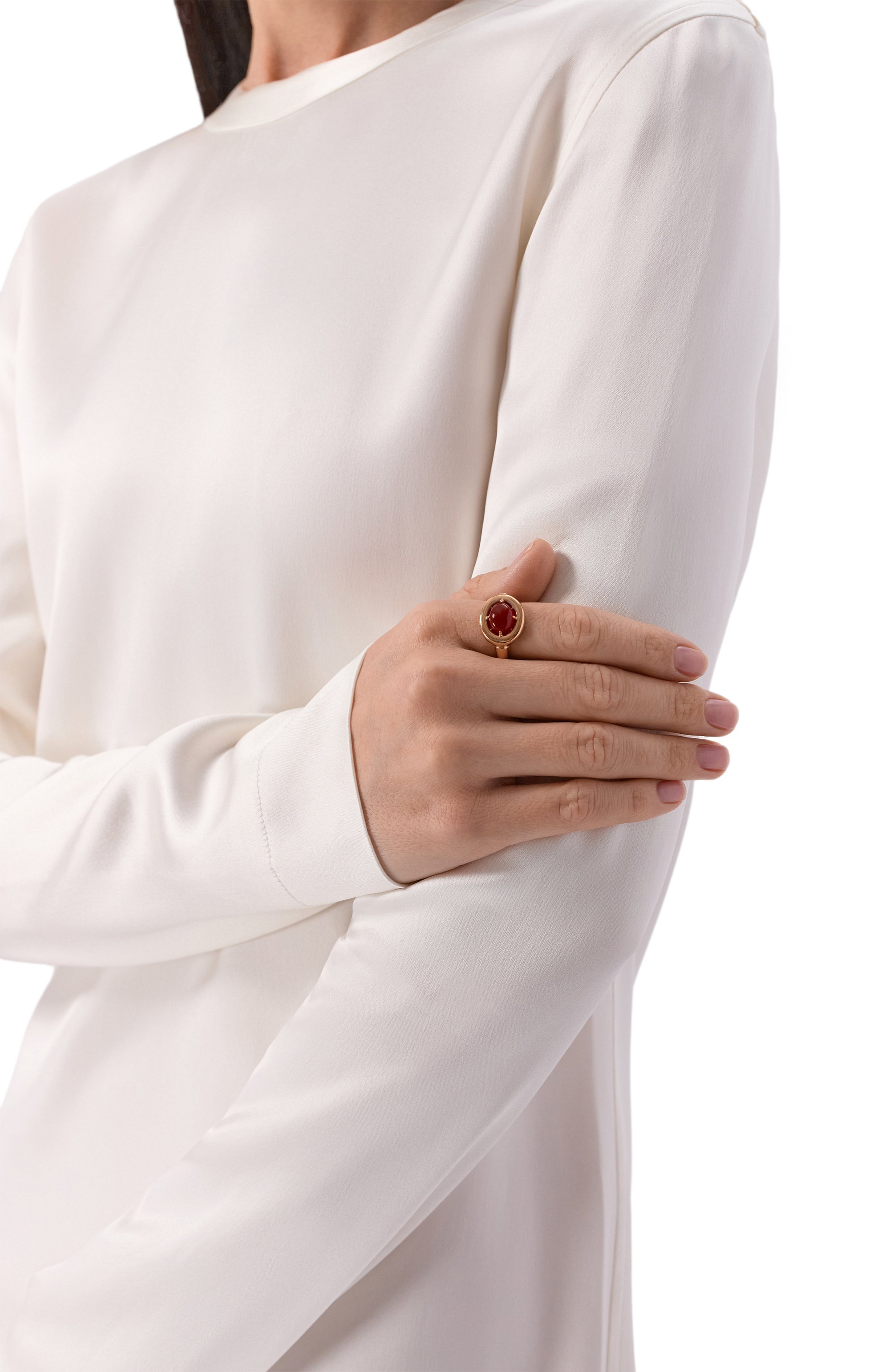 Кольцо ai с cсердоликом MOONKA, арт. AI-925RG-RG00-SRD, фото 2