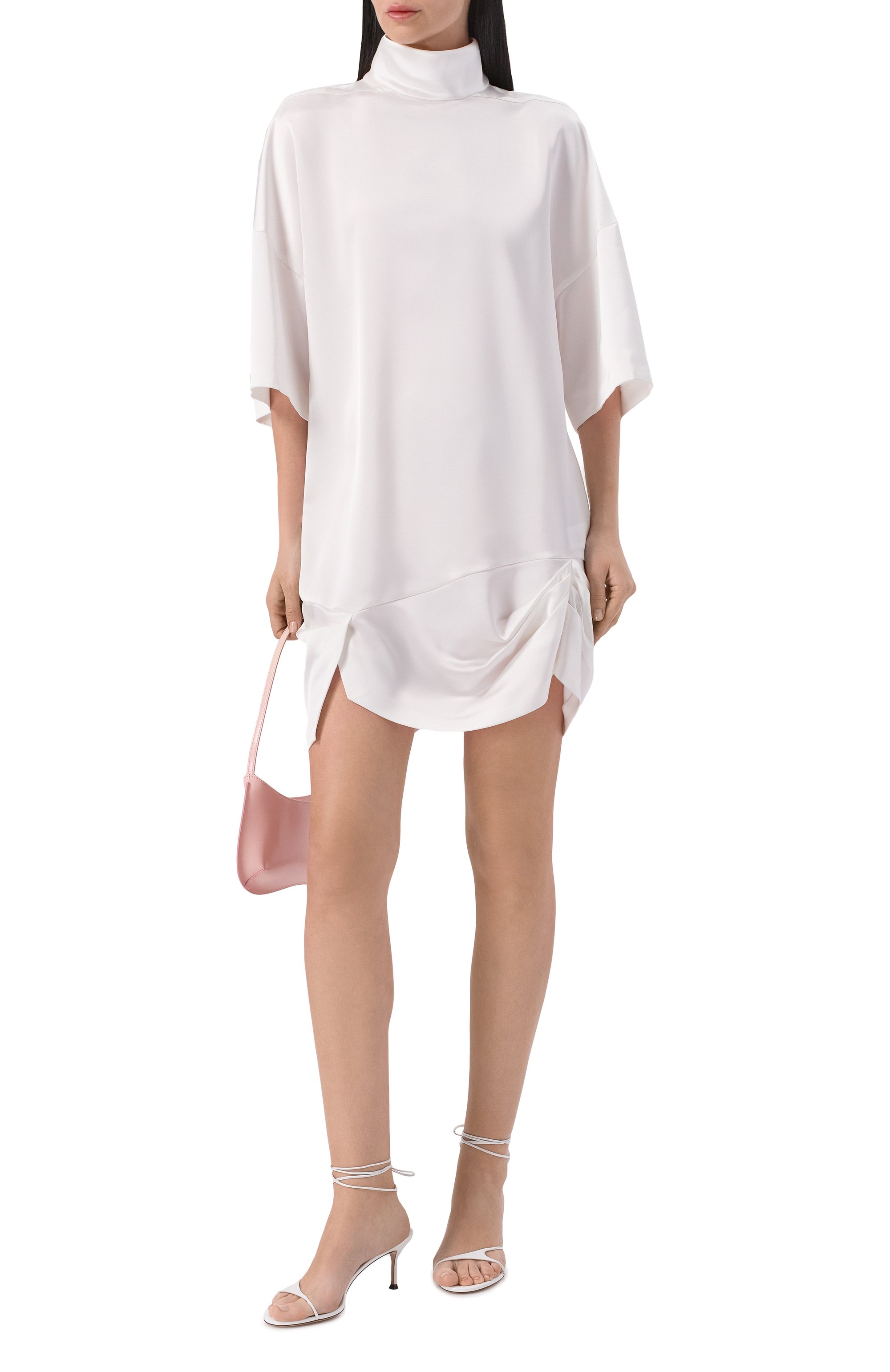 Кожаные босоножки bikini 65 AQUAZZURA, арт. BKNMIDS1-NAP-0PW, фото 3