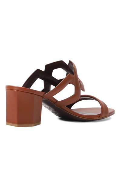 Кожаные мюли BOUGEOTTE, арт. HS55S-LEGANA-RUST, фото 5