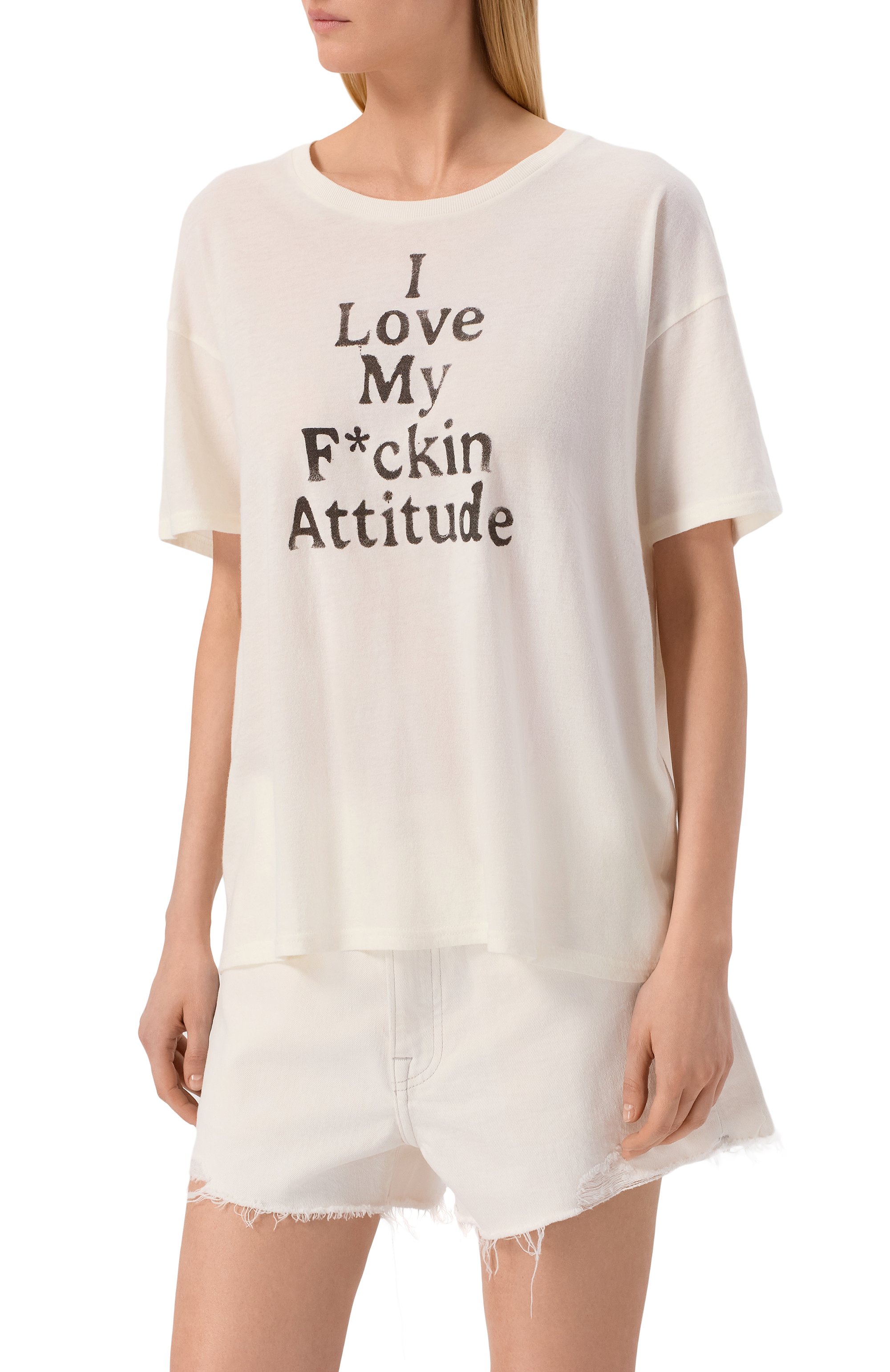 Футболка из хлопка и кашемира R13, арт. R13WK141-K140B, фото 3