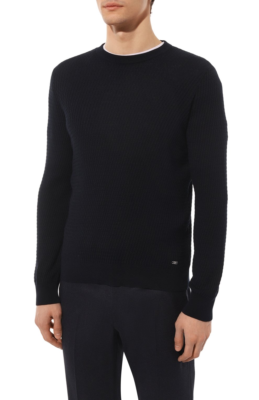 Джемпер из хлопка и шелка ZILLI, арт. MBZ-RN230-ALL01/ML01, фото 3