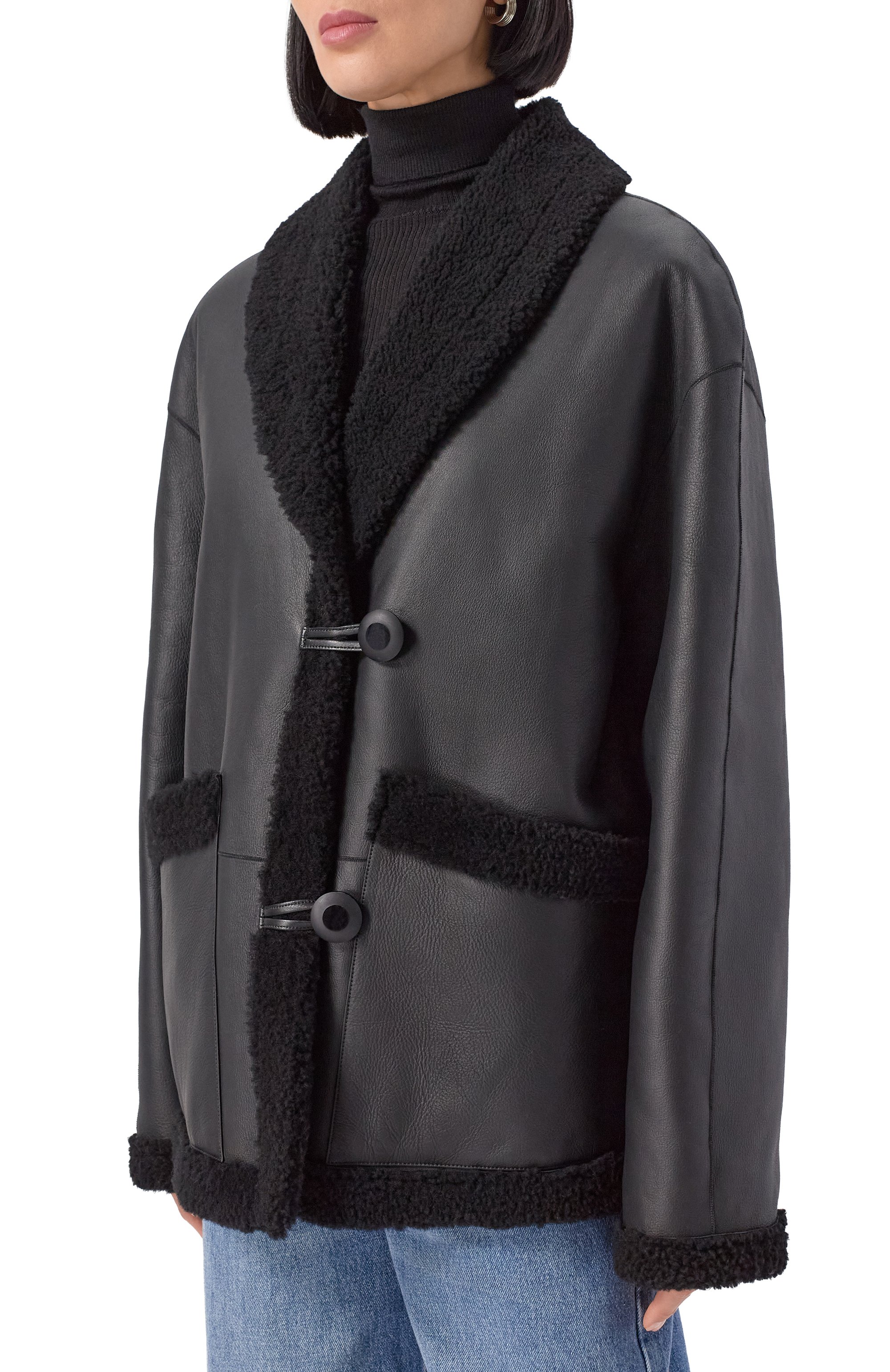 Двусторонняя дубленка MOLLY MOSS, арт. 0106, фото 3