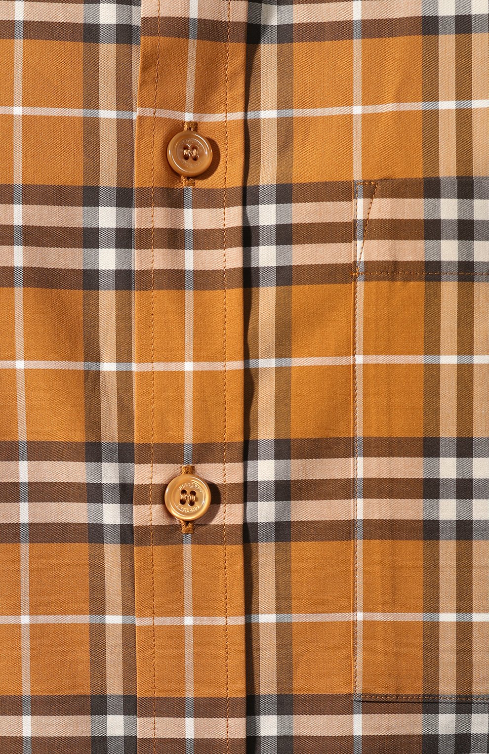 Хлопковая рубашка BURBERRY, арт. 8025844, фото 5