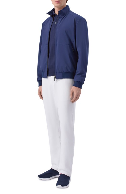 Текстильные кроссовки Kiton USSA089N01045 Синий  USSA089N01045 Фото 2