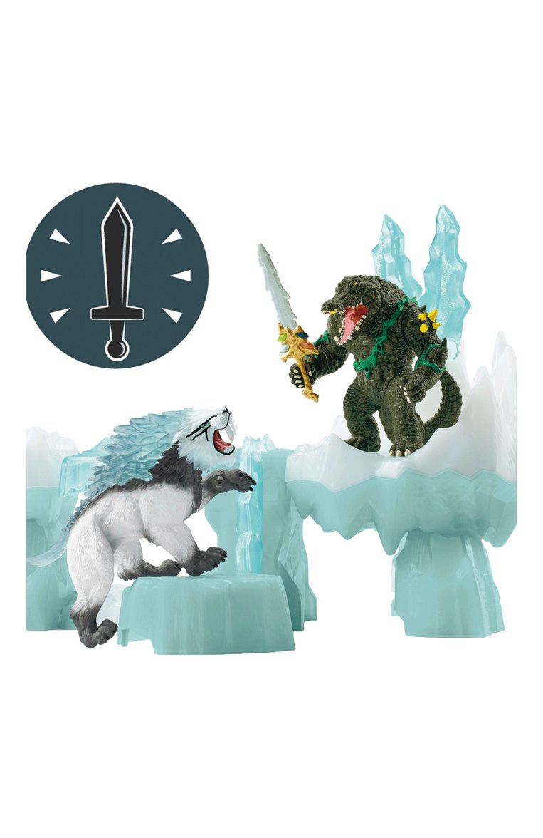 Детского игровой набор нападение на ледяную крепость SCHLEICH разноцветного цвета, арт. 42497 | Фото 1 (Нос: Не проставлено; Региональные ограничения белый список (Axapta Mercury): Не проставлено; Игрушки: Фигурки)
