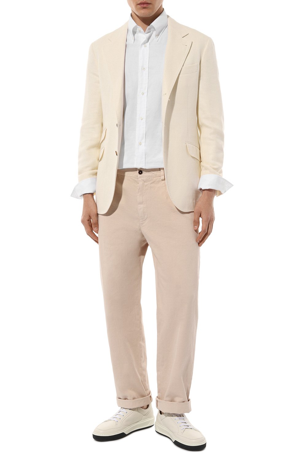 Пиджак изо льна и шелка BRUNELLO CUCINELLI, арт. MB4197BWDP, фото 3