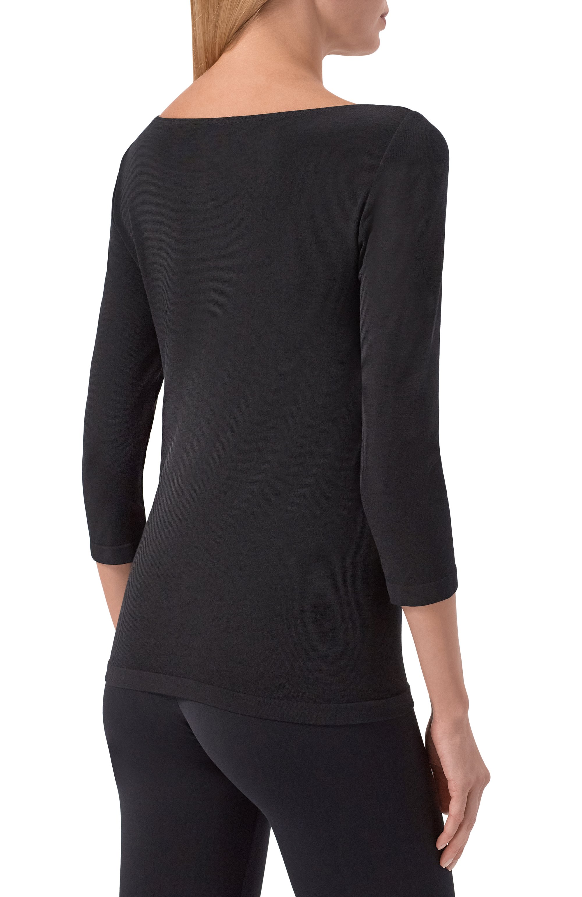 Пуловер WOLFORD черного цвета по цене 41900 руб., арт. 55040, фото 4 Пуловер WOLFORD, арт. 55040, фото 4