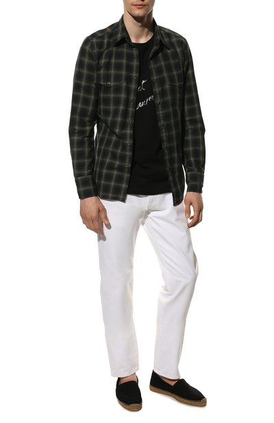 Текстильные эспадрильи SAINT LAURENT, арт. 605951/1P210, фото 2