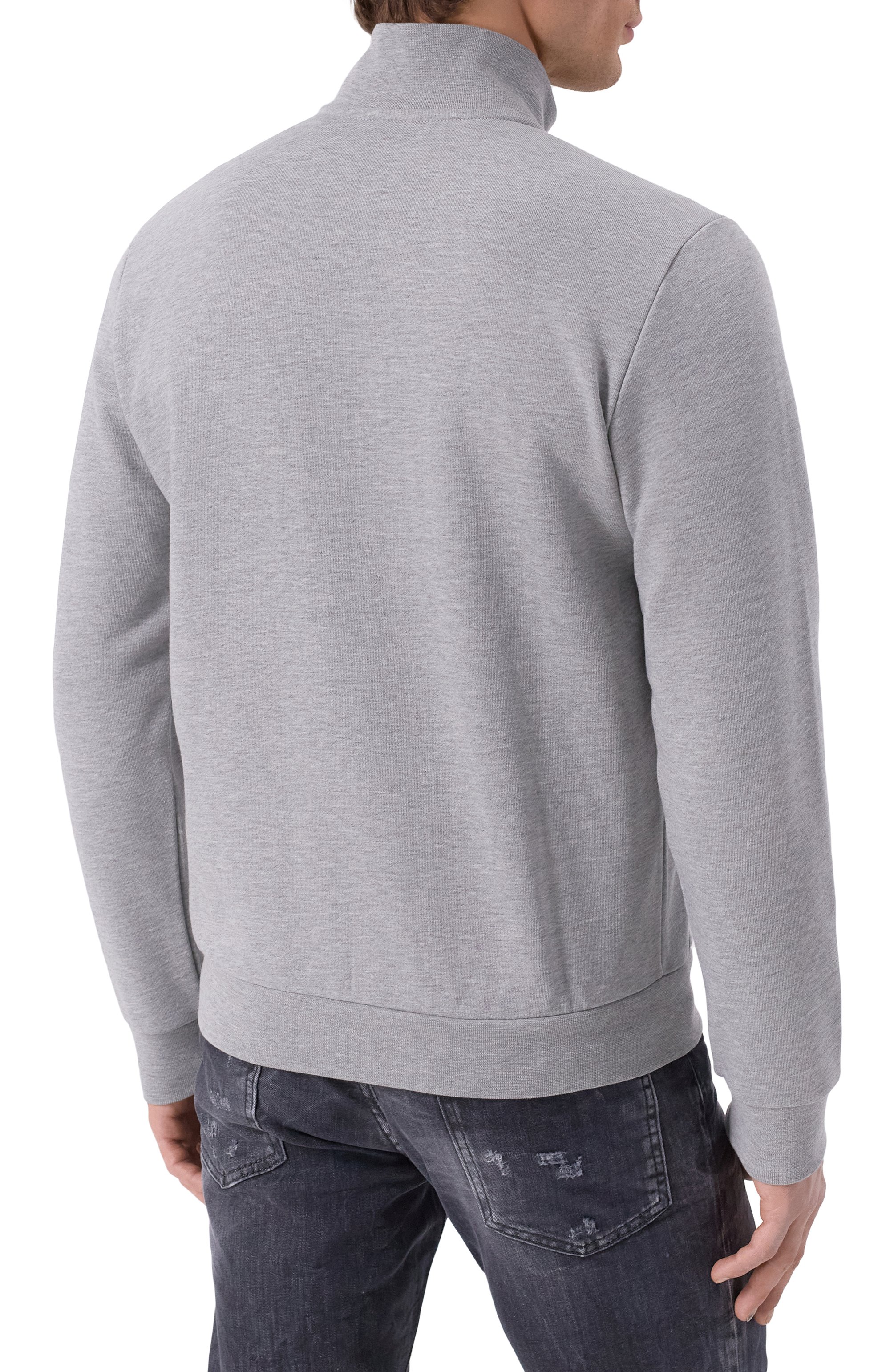 Хлопковая толстовка AERONAUTICA MILITARE серого цвета по цене 22550 руб., арт. FE1986F581, фото 4 Хлопковая толстовка AERONAUTICA MILITARE, арт. FE1986F581, фото 4