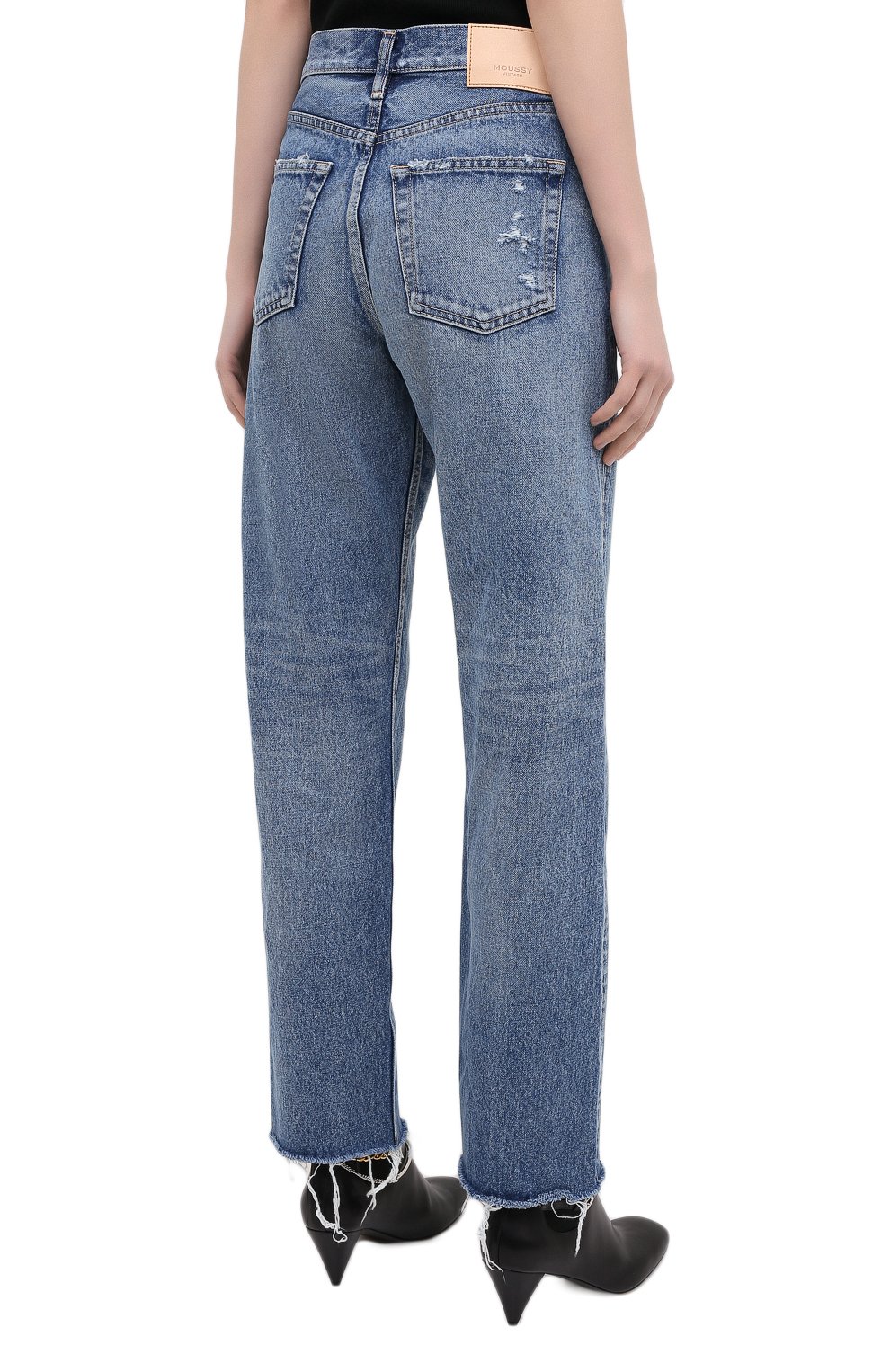Джинсы MOUSSY голубого цвета по цене 29950 руб., арт. 025DAC11-2320, фото 4 Джинсы MOUSSY, арт. 025DAC11-2320, фото 4