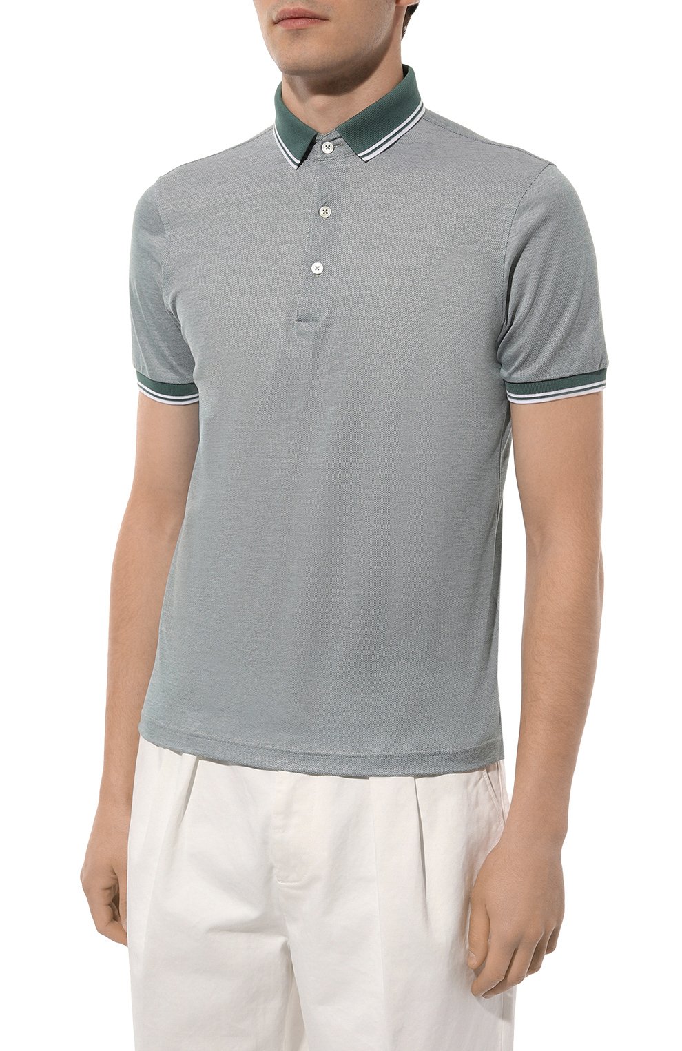 Хлопковое поло  GRAN SASSO, арт. 60144/72721, фото 3