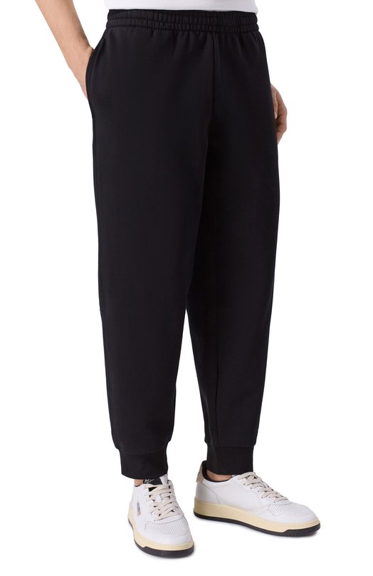 Хлопковый спортивный костюм EA7 7M000914/AF10377 Чёрный  7M000914/AF10377 Фото 5