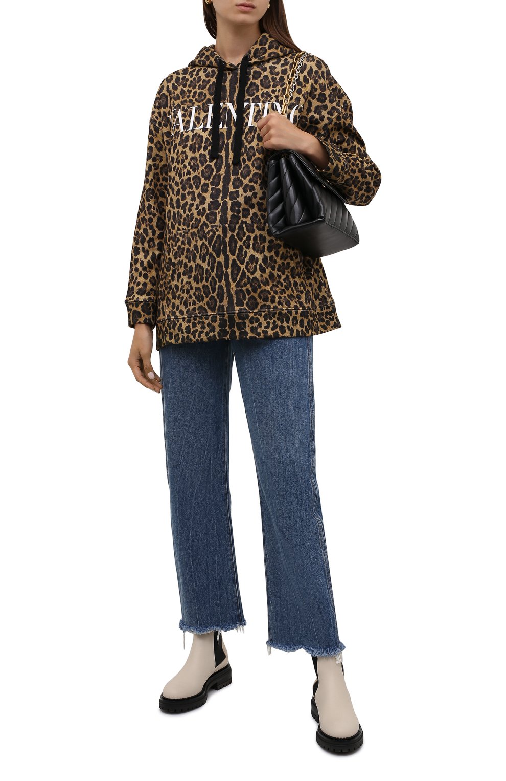 Хлопковое худи VALENTINO, арт. WB3MF12H6P2, фото 2